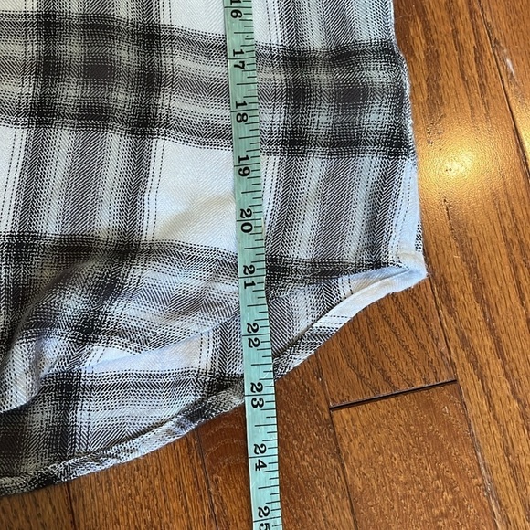 Rails | Hunter Button Down Plaid Flannel White Ash Mint Small Fall Cozy Campfire - Picture 12 of 12